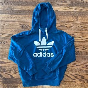 blue adidas hoodie